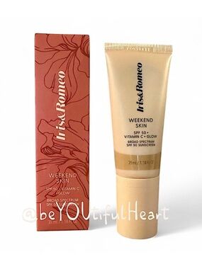 Iris & Romeo Weekend Skin SPF 50 Instant Glow Tinted Mineral Sunscreen  35 ml